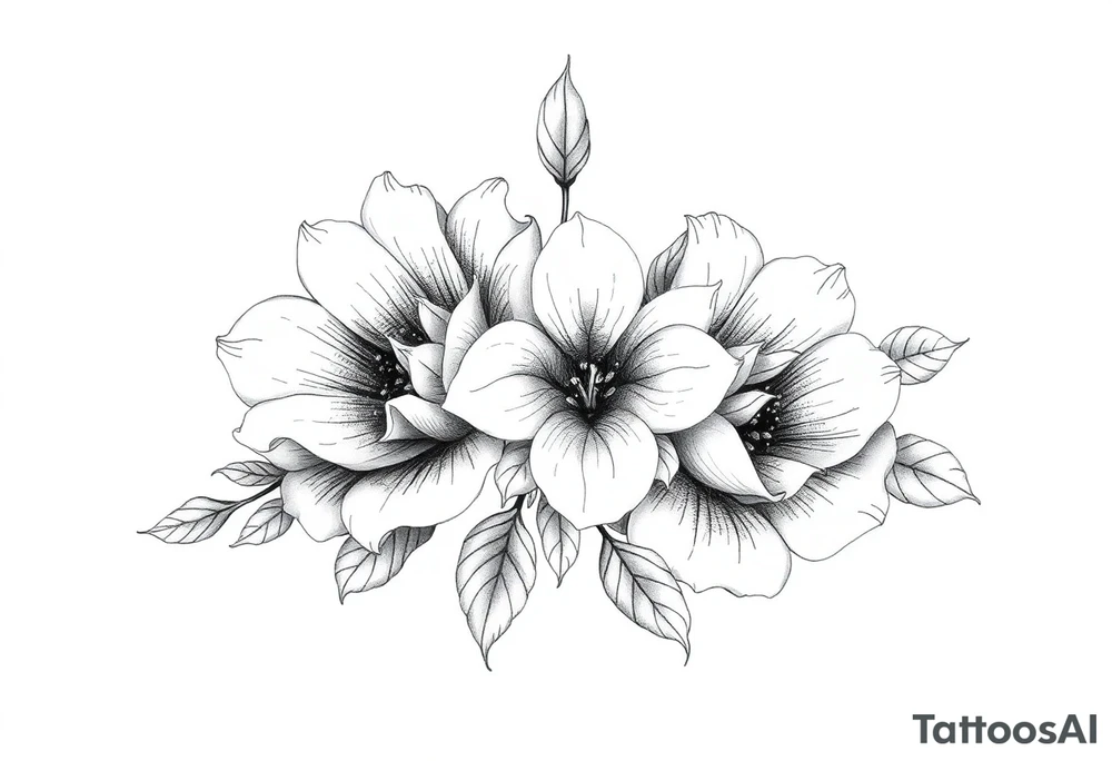 Flowers tattoo idea