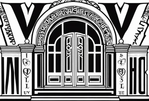 Valhalla  gates steps tattoo idea