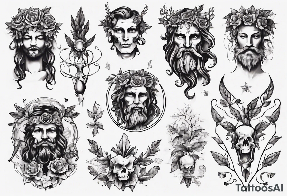 dionysus tattoo idea