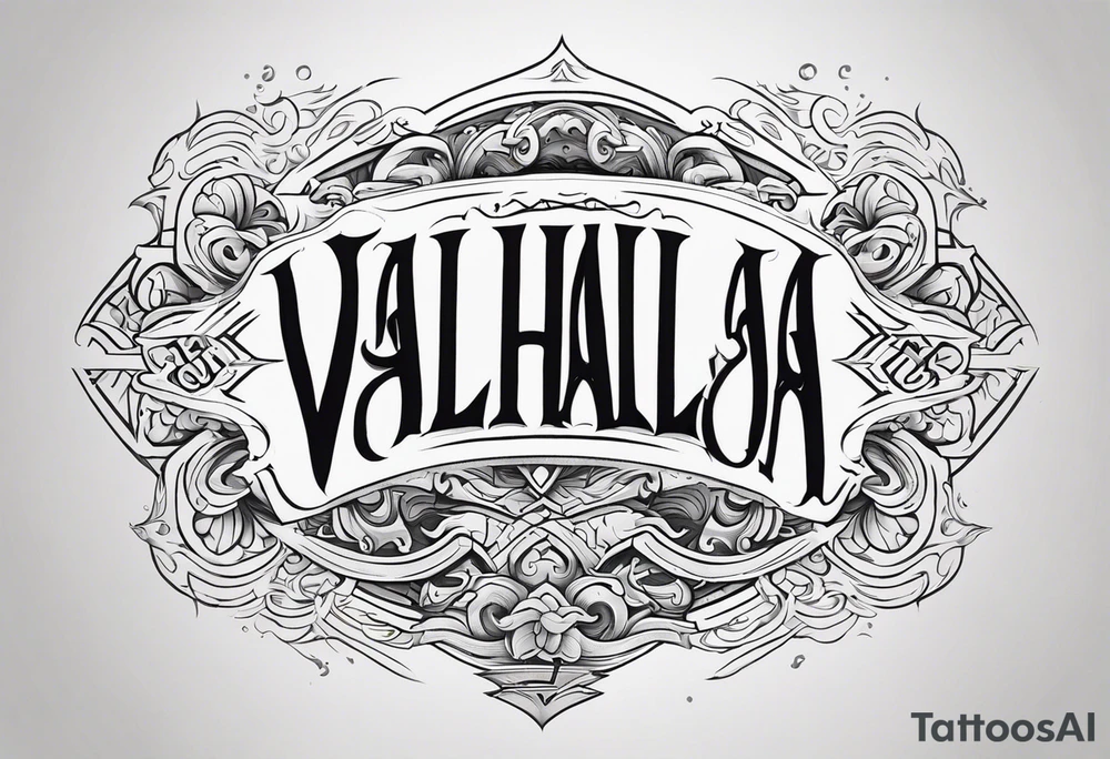 Valhalla mist tattoo idea