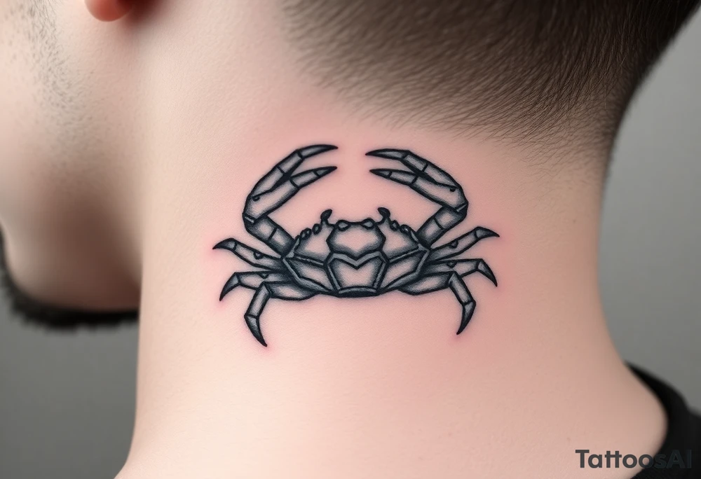 Sign of a caner a crab tattoo idea