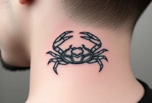 Sign of a caner a crab tattoo idea