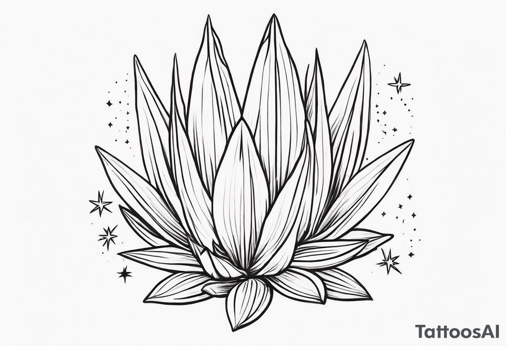 Yucca Love magic Friends tattoo idea