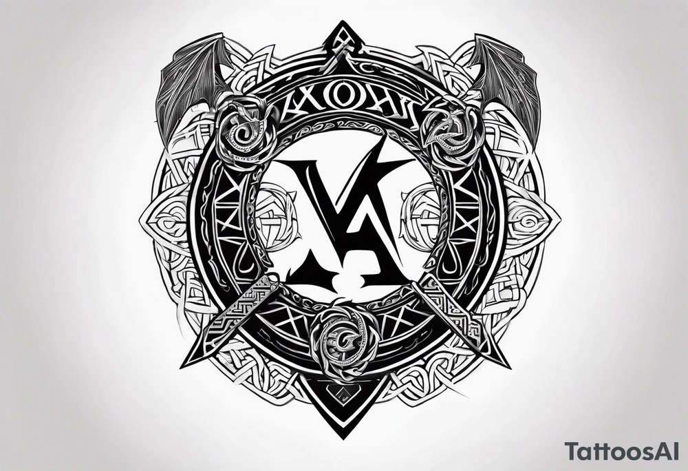 Valhalla round shield axe
Valknut sword dragon tattoo idea Valhalla round shield axe
Valknut sword dragon tattoo idea