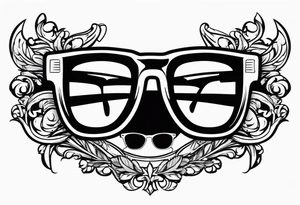 sunglasses Officer tattoo idea