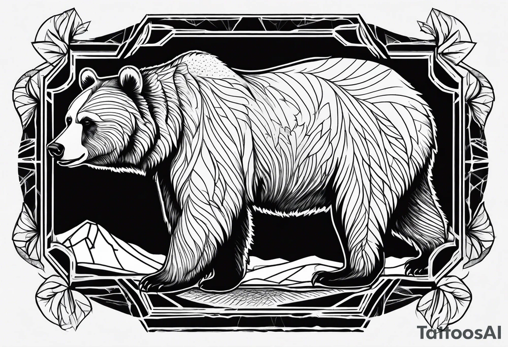 grizzly bear tattoo idea