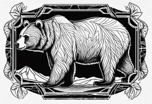 grizzly bear tattoo idea