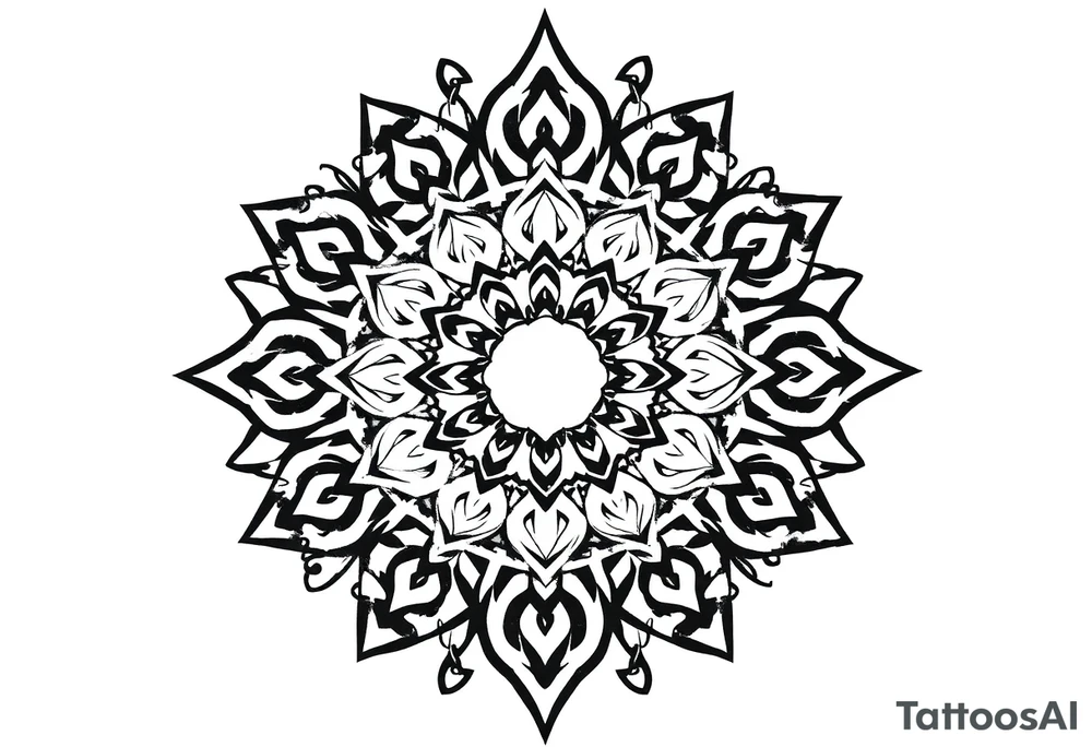mandala tattoo idea