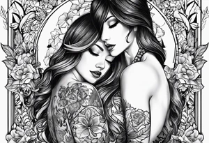 when you meet someone you love the most but you know you can't be with him in the end tattoo idea