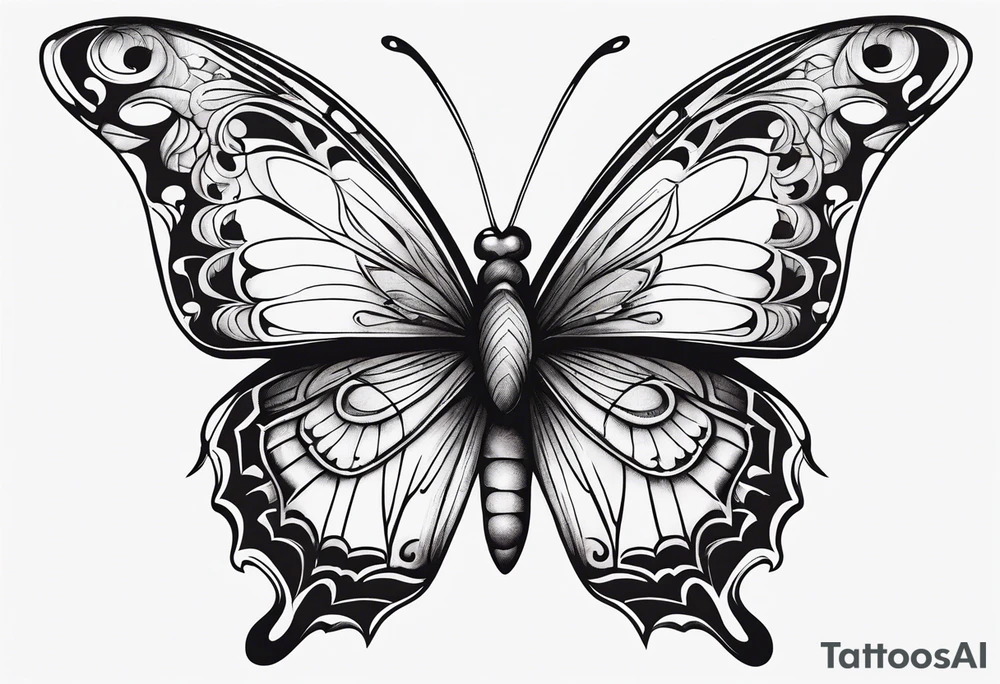Butterfly tattoo idea