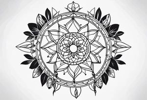 dream catcher tattoo idea