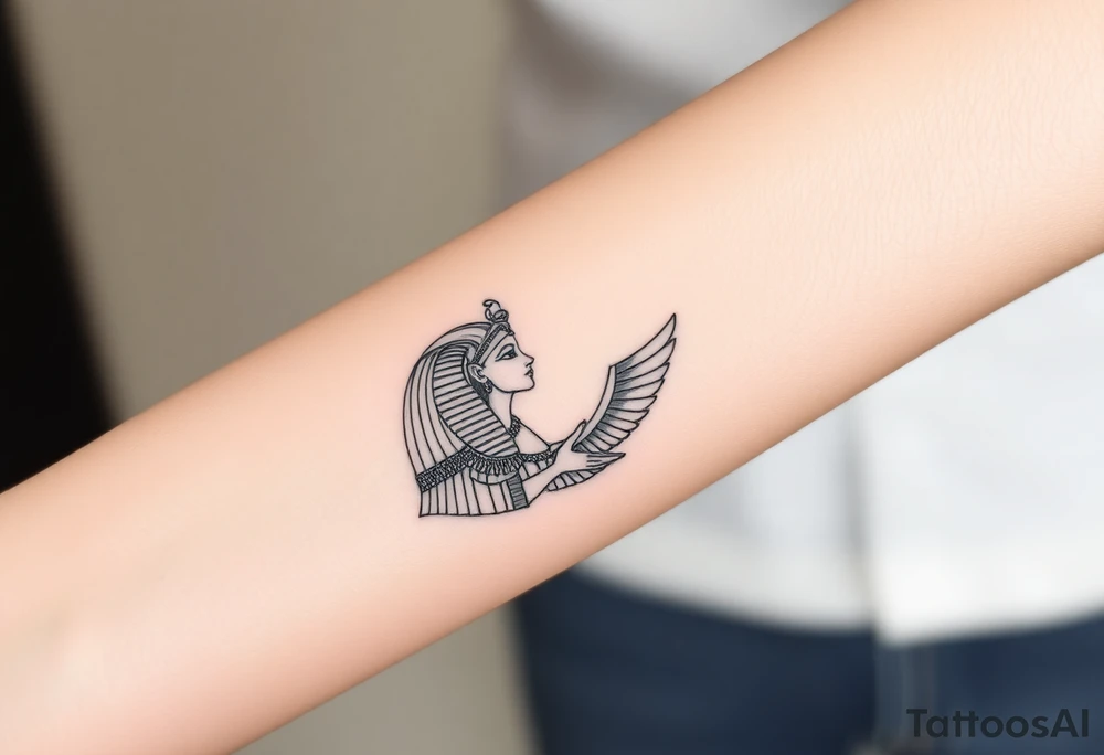 Egyptian goddesses tattoo idea