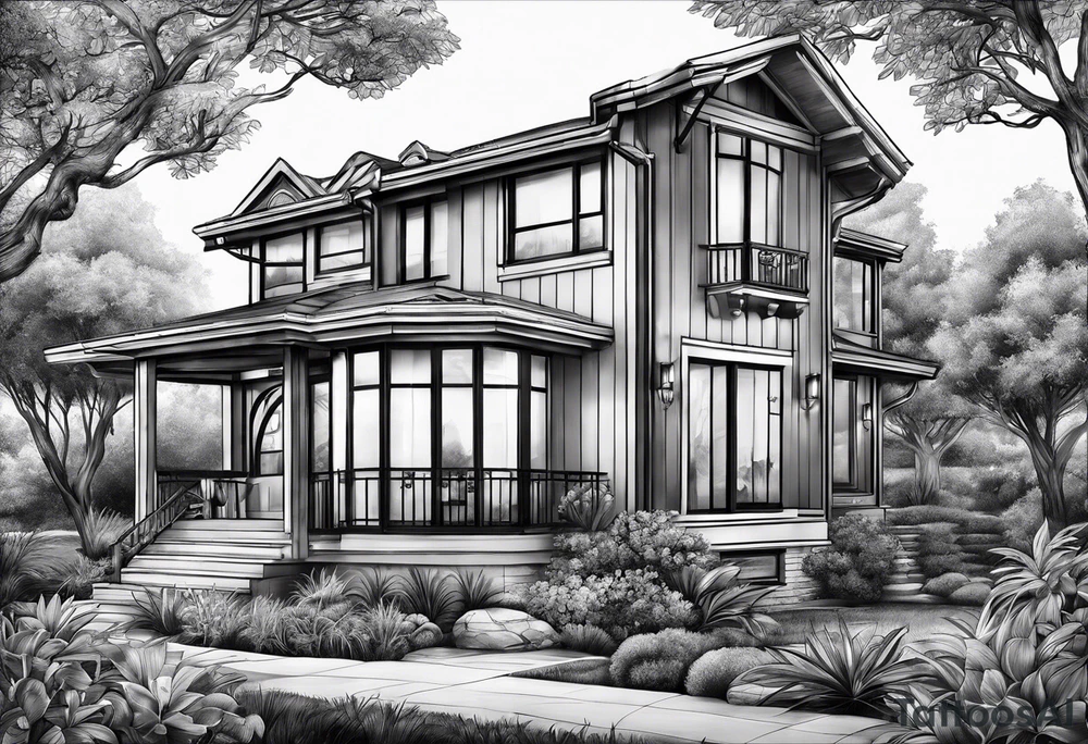 Real estate tattoo idea