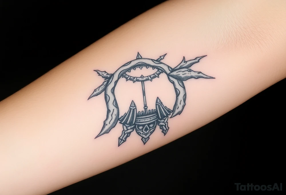 Ancient canopy tattoo idea