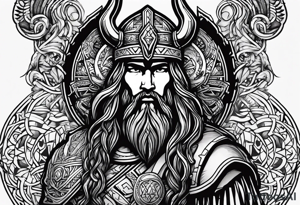 You need to make a Tattoo with significant of brotherhood in the mitology of the warriors of new zeland or Vikings and minimalist tattoo idea