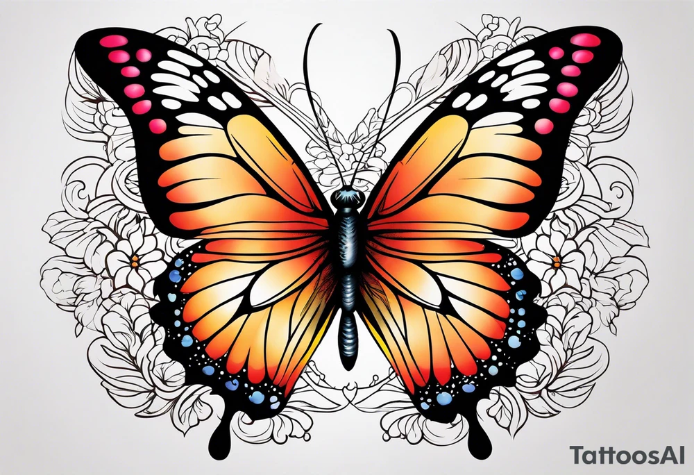 Butterfly tattoo idea