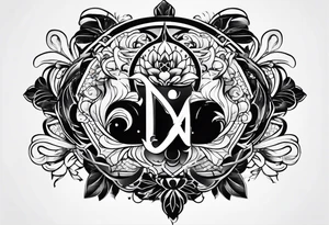 A symbol that emphasizes intelligence, strength and determination. tattoo idea
