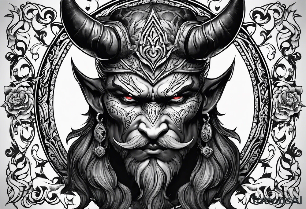 devil tattoo idea