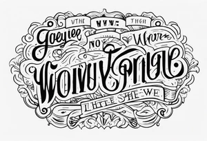 Along the way tattoo idea