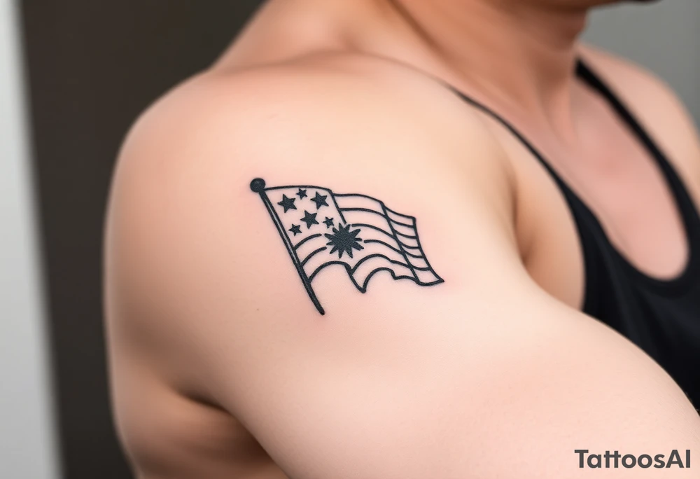 A patriotic symbol tattoo idea