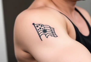 A patriotic symbol tattoo idea