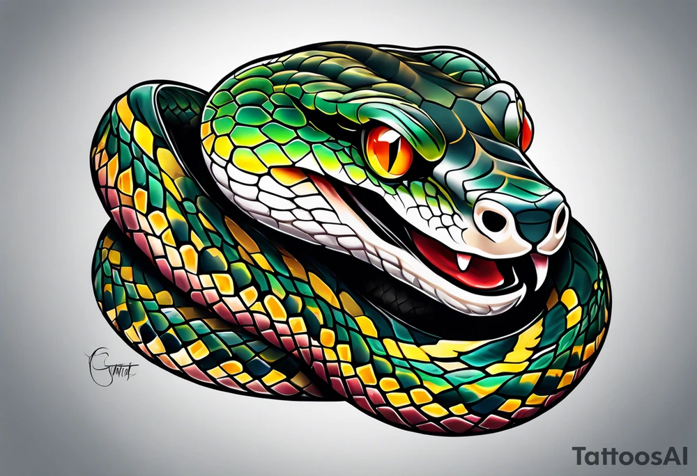 snake tattoo idea
