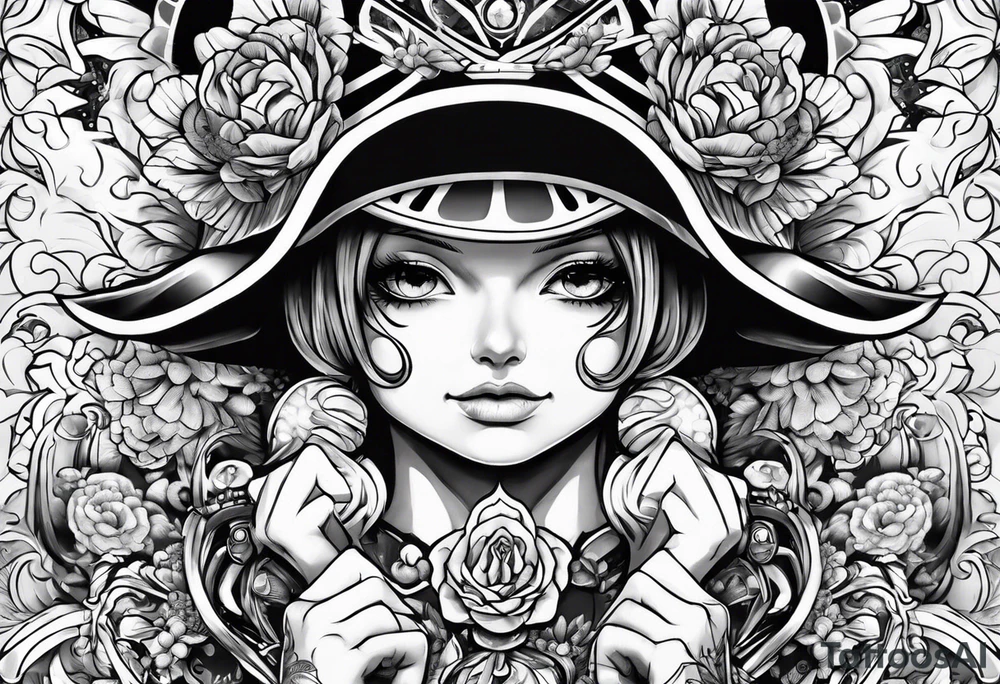 one piece tattoo idea