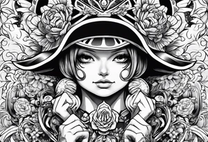 one piece tattoo idea