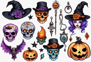 Halloweentown Sophie hat and Talisman tattoo idea