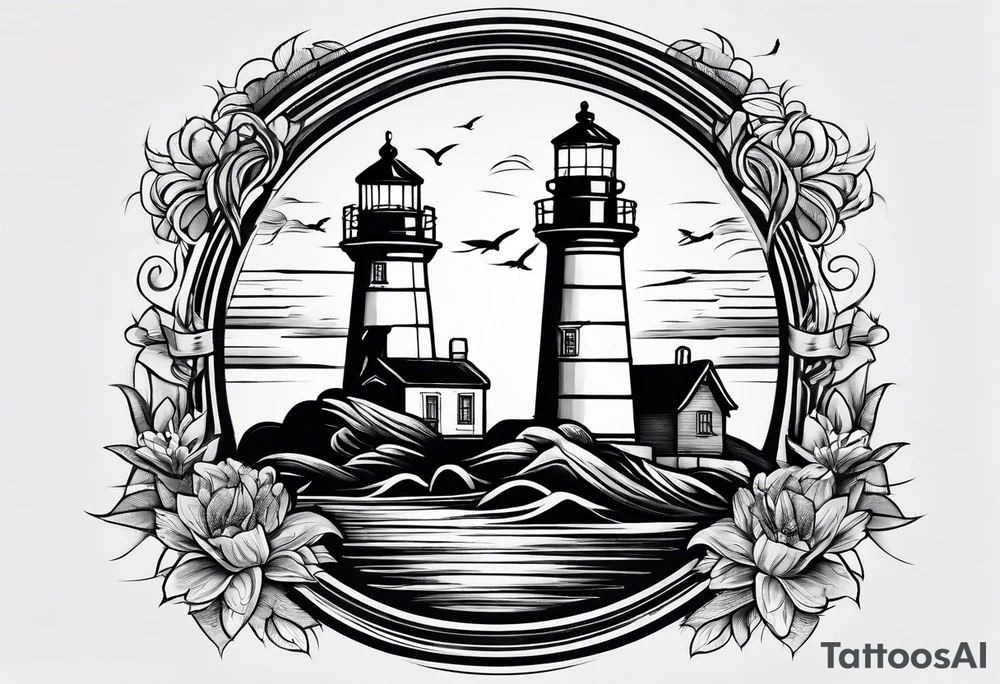 Lighthouse tattoo idea