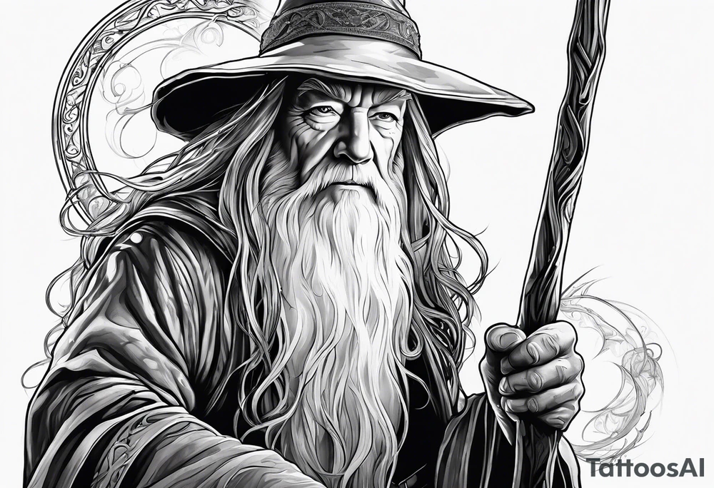 Gandalf tattoo idea