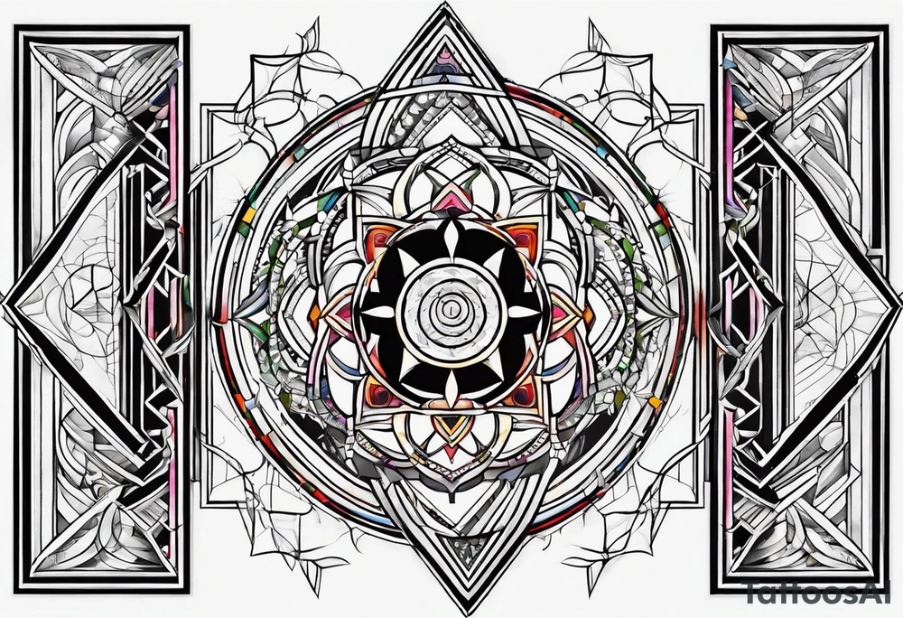 sacred geometry tattoo idea