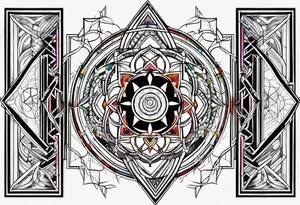 sacred geometry tattoo idea