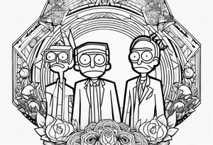 Ricky e morty tattoo idea