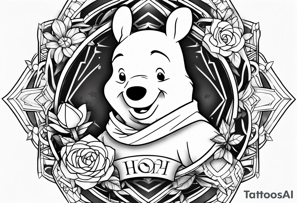 winnie the pooh tattoo idea