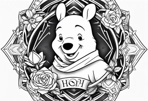 winnie the pooh tattoo idea
