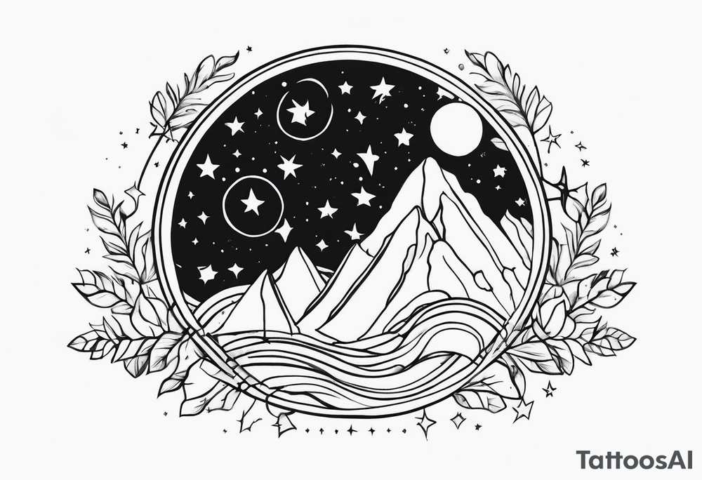Milkyway tattoo idea