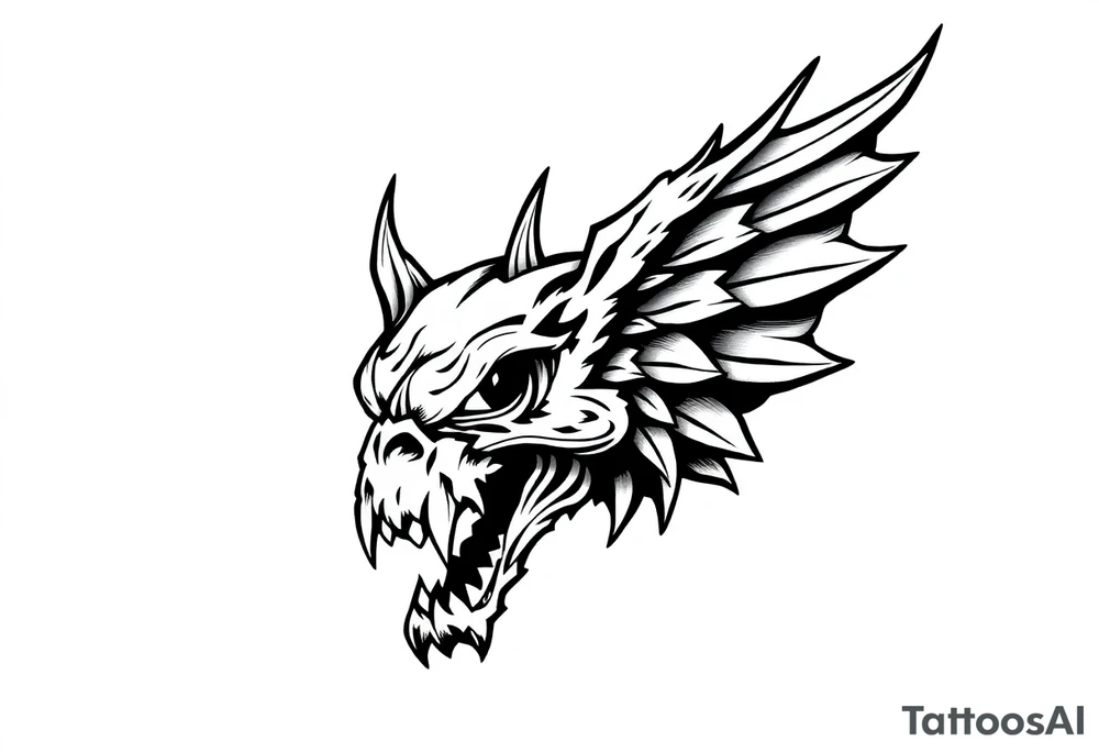 Fekete és fehér festék enyhe keveréke végig fojna a háton tattoo idea