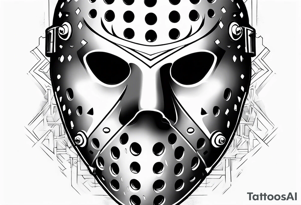 Friday the 13th Jason mask tattoo idea