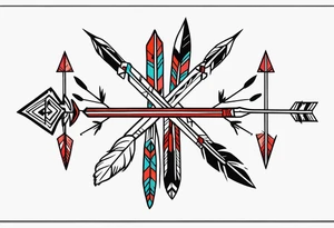 Native American Arrows tattoo idea
