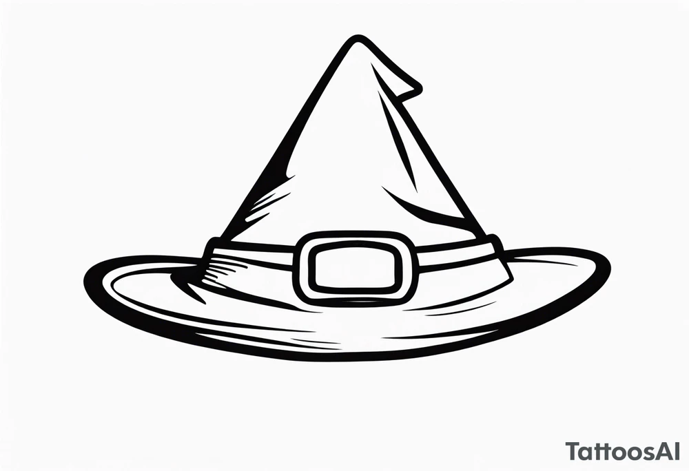 Witch hat tattoo idea