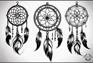 Dreamcatcher tattoo. tattoo idea