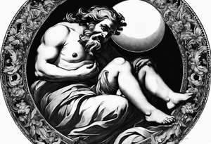 "Saturn Devouring His Son" by Francisco Goya tattoo idea