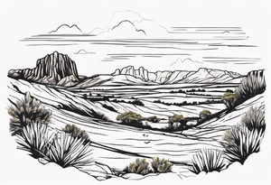 Kimberley region, Pilbara, goldfields, simple and plain tattoo idea