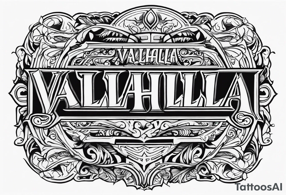 Valhalla tattoo idea