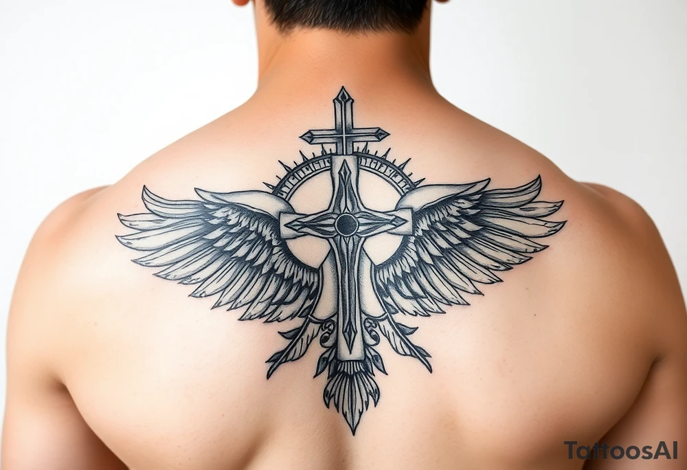 Religious Chicano tattoo idea