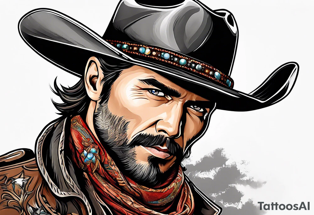 Cowboy tattoo idea
