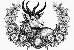 Capricorn tattoo idea