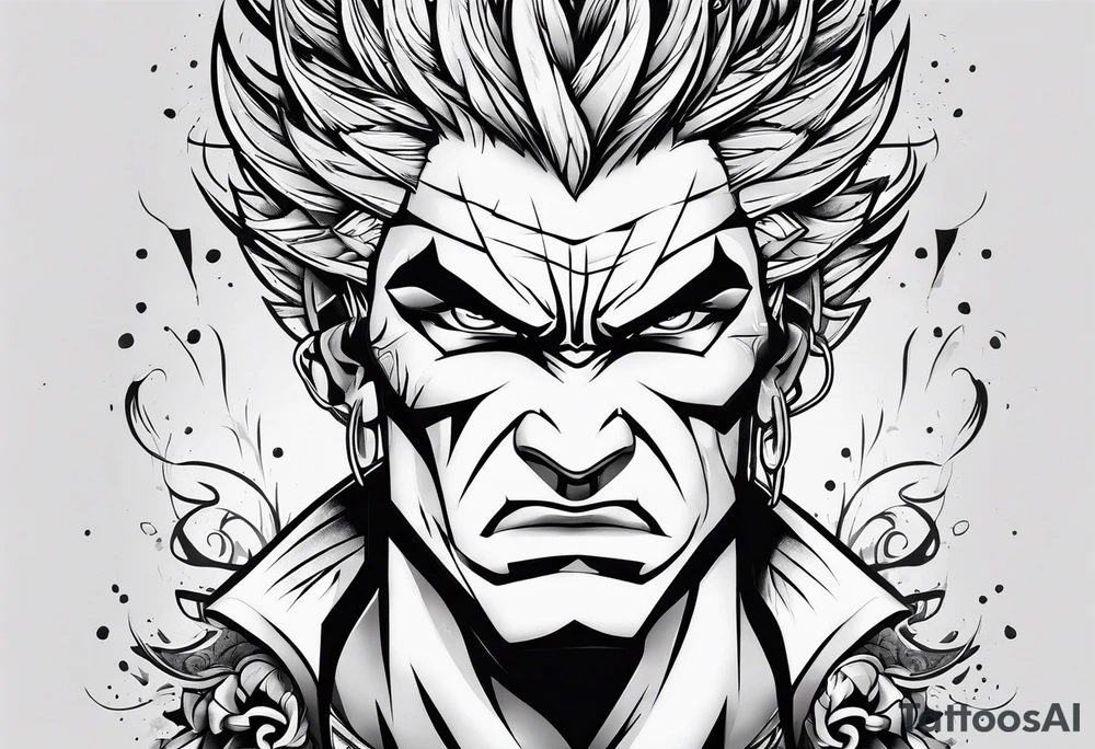 Anger and rage tattoo idea