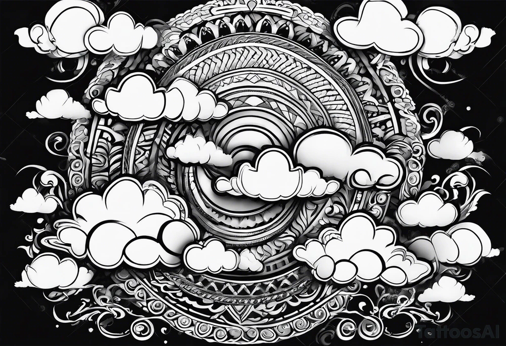 Clouds tattoo idea